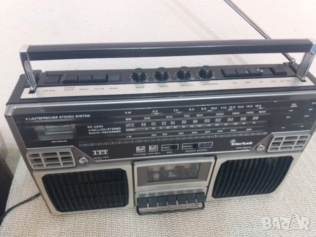 Радиокасетофон ITT Interfunk., снимка 5 - Радиокасетофони, транзистори - 53535312