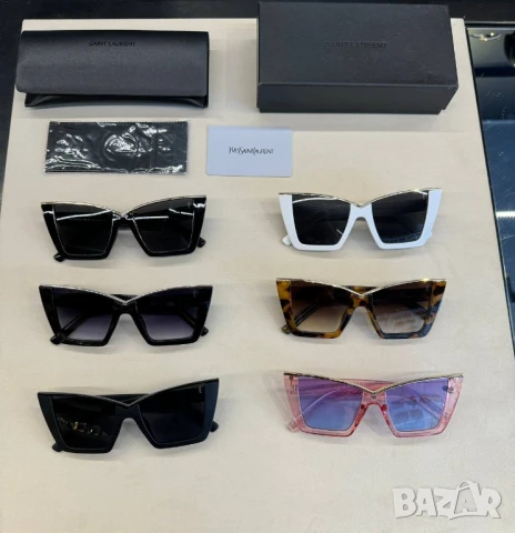 очила с черен обикновен калъф и ув защита cartier ysl saint laurent , снимка 11 - Слънчеви и диоптрични очила - 51301244