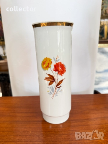 Баварска порцеланова ваза Creidlitz. №7756, снимка 4 - Антикварни и старинни предмети - 52822043
