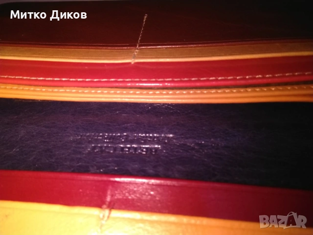 Бет кат кожено портмоне като ново 185х95мм, снимка 7 - Портфейли, портмонета - 53056842