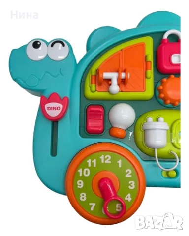 Бебе динозавърче със забавни дейности, музика и светлина, снимка 8 - Образователни игри - 51715711