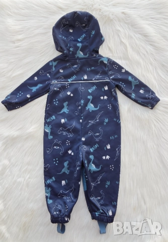 Детски софтшел гащеризон 9-12 месеца , снимка 3 - Бебешки гащеризони - 52677682
