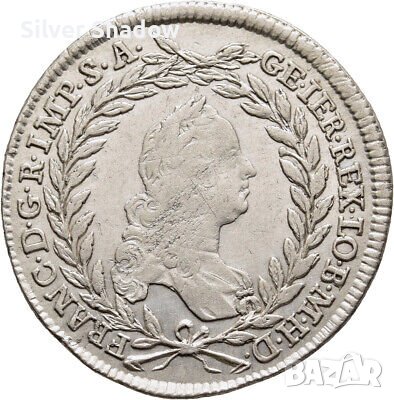 Монета Австрия 20 Кройцера 1763 г Франц I Стефан, снимка 2 - Нумизматика и бонистика - 40225024