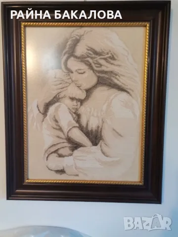 ИЗБРОДИРАН ГОБЛЕН "МАЙЧИНА ЛЮБОВ" , снимка 1