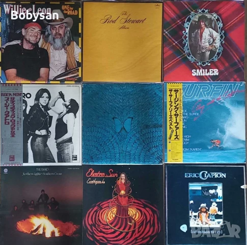 Рок плочи - Rolling Stones, Todd Rundgren, Santana и др.