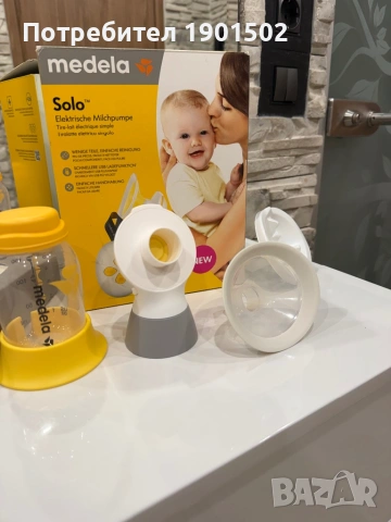 Електрическа помпа за кърма Medela Solo, снимка 2 - Помпи за кърма - 53307975