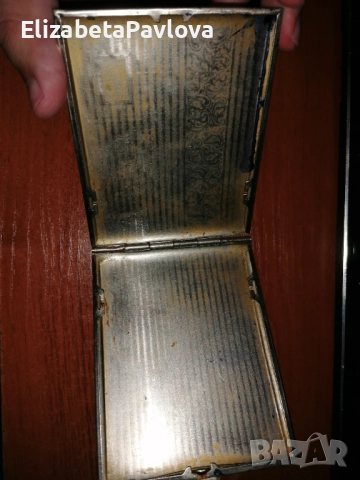 Антика табакера от първата и втората световна война, снимка 2 - Антикварни и старинни предмети - 51747265