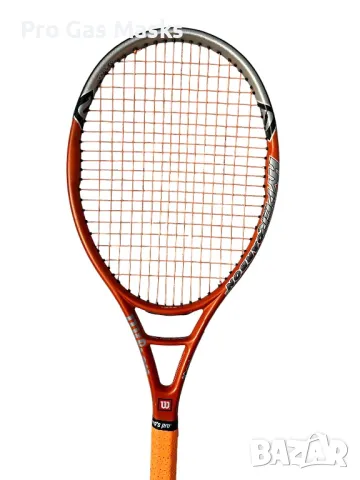 Професионална Тенис Ракета Tennis Racquet Wilson Hammer Hyper Carbon Oversize Hyper Bar 106 sq Inche, снимка 3 - Тенис - 49612751