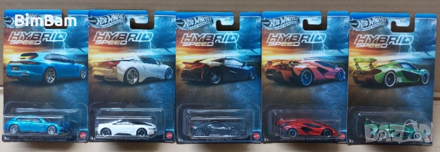 Колички Hot Wheels HYBRID SPEED / Хот Уилс - 9 модела / 019