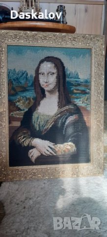 Продавам гоблен Мона Лиза, снимка 6 - Гоблени - 33141586