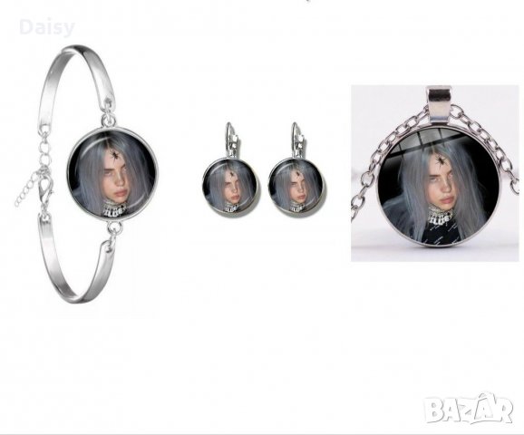 Комплекти Billie Eilish / Били Айлиш, снимка 3 - Бижутерийни комплекти - 29055298