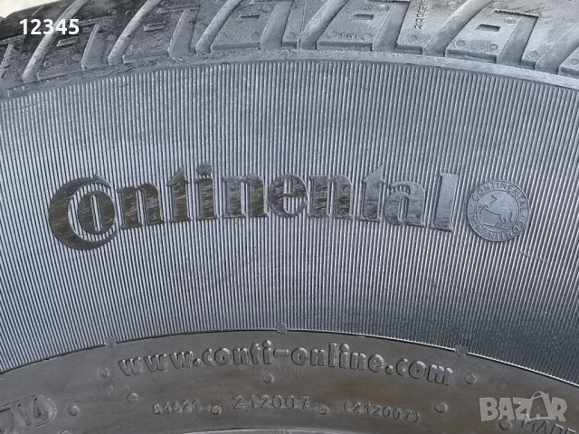 255/70R16 continental 7мм грайфер M+S-№50, снимка 6 - Гуми и джанти - 43437988