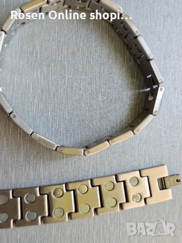 Магнитна гривна за регулиране на кръвно налягане с двойни магнити 32 бр., снимка 10 - Гривни - 40011509