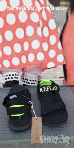 Английски детски сандали-REPLAY, снимка 4 - Детски сандали и чехли - 49923708