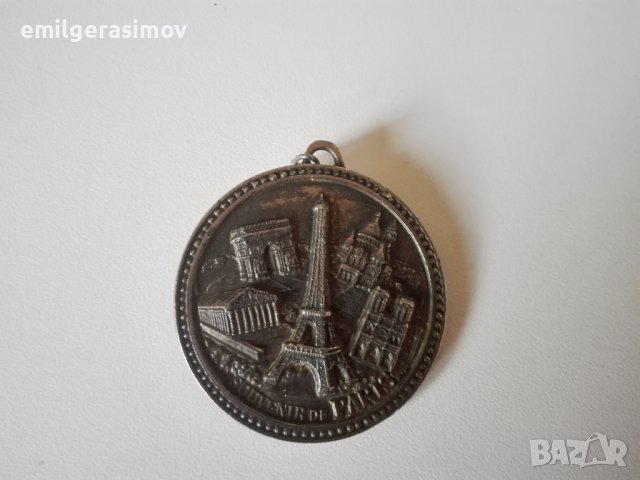 Френски медал с Наполеон Бонапарт., снимка 2 - Антикварни и старинни предмети - 39585064