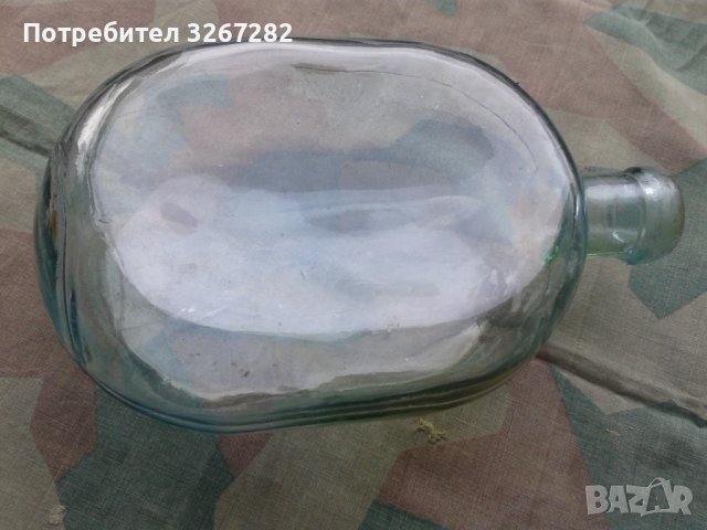 Манерка, Съветска, Стъклена,Втора Световна Война, снимка 4 - Антикварни и старинни предмети - 37613948