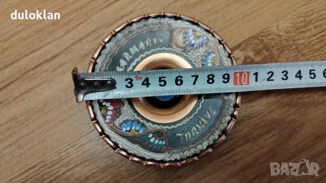 Красива месингова чиния от Мармарис,Турция, снимка 2 - Колекции - 39255004