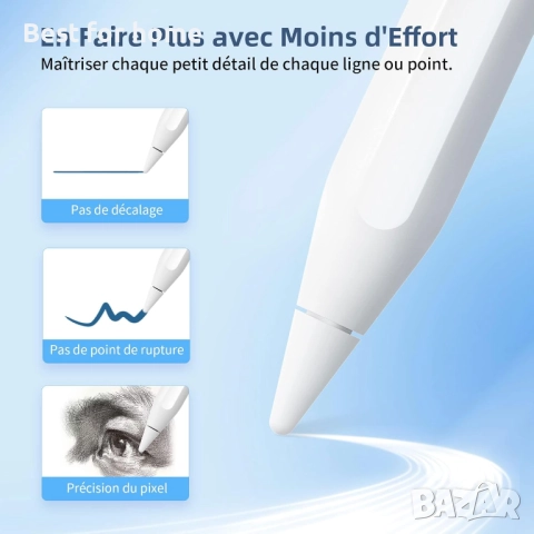 metapen A14 магнитен стилус за зареждане, подобен на iPad Pencil 2-ро поколение, снимка 4 - Друга електроника - 52184506