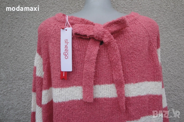 4XL Нов  пуловер Sheego , снимка 7 - Блузи с дълъг ръкав и пуловери - 52237029