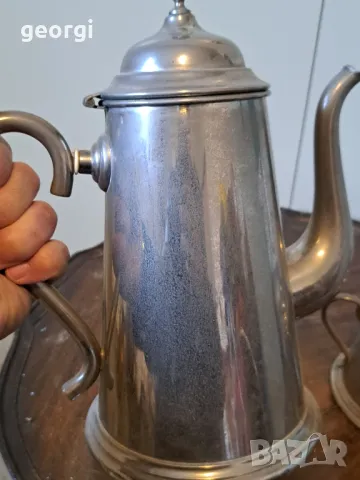 голям немски ретро чайник със захарница   17/3, снимка 5 - Антикварни и старинни предмети - 48995617