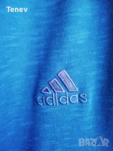 Bayern Munich Adidas Polo оригинална тениска XL Munchen синя рядък модел Байерн Мюнхен , снимка 4 - Тениски - 43107427