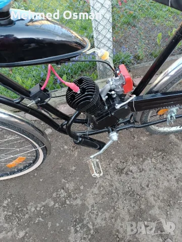 велосипед мотор 100 кубика черен, снимка 6 - Велосипеди - 49846395