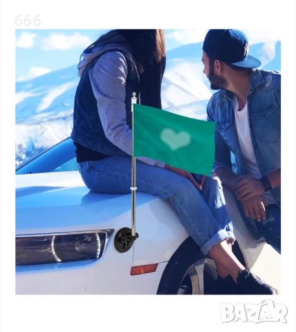 Телескопична опора за флаг, 50x8.5x8.5см, снимка 4 - Аксесоари и консумативи - 52888353