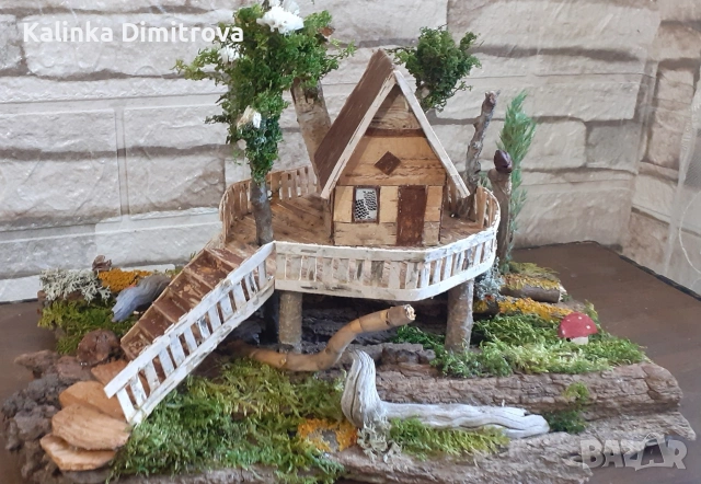 Къща на дърво-ръчна изработка., снимка 7 - Други стоки за дома - 53179766