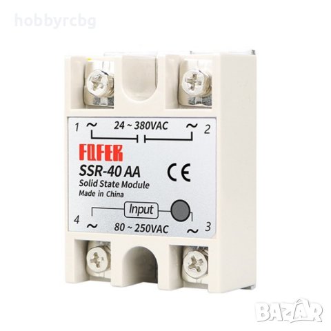 Солид стейт реле 80-250VAC товароносимост 40А 24-380 VAC, снимка 6 - Резервни части за машини - 40758617