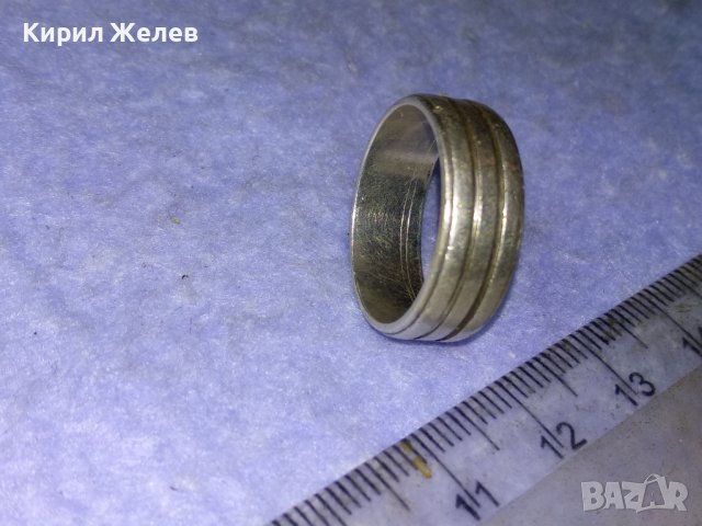 Стар СРЕБЪРЕН СТИЛНО ОРНАМЕНТИРАН ПРЪСТЕН ВИСОКА ПРОБА СРЕБРО Тип ХАЛКА 40117, снимка 9 - Антикварни и старинни предмети - 43226964