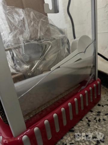 Ретро Машина за Пуканки Klarstein Popcorn Maker 10008248 – 300W с Осветление и Бързо Приготвяне!, снимка 7 - Други - 52505815