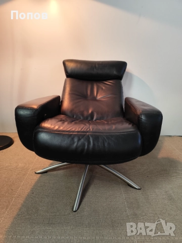 Дизайнерски кожен релакс стол IMG, снимка 9 - Дивани и мека мебел - 52434729