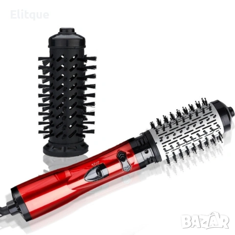 Професионална електрическа четка 3-в-1 за изправяне, къдрене и сушене, 1200W, автоматично въртене, снимка 3 - Друга електроника - 53556929