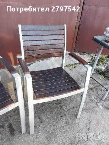 Алуминиеви градински столове А99, снимка 2 - Столове - 49975685