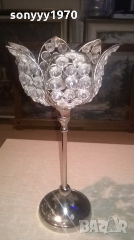 АНТИКА-ЛАМПА/СВЕЩНИК-РЕТРО КОЛЕКЦИЯ-31Х17СМ, снимка 7 - Антикварни и старинни предмети - 27443395