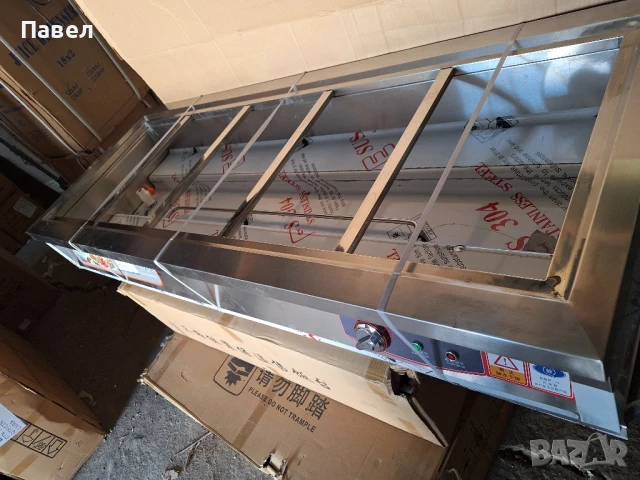 Бен Мари Топла витрина с  крака и долен плот водна баня-чисто нова 3,4 и 5бр. GN, снимка 4 - Витрини - 50933515