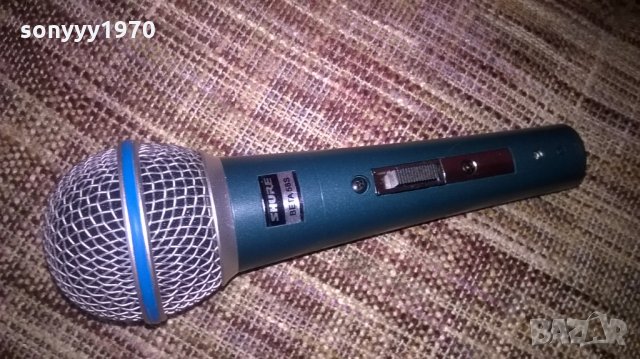 beta BETA 58s shure-microphone-внос швеицария, снимка 1 - Микрофони - 26248575