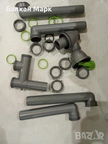 Двоен автоматичен сифон за гранитна кухненска мивка,с преливник , неръждаема решетка , снимка 4 - Мивки - 53466688