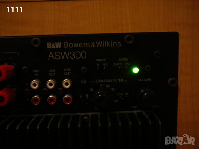 B&W ASW 300, снимка 7 - Ресийвъри, усилватели, смесителни пултове - 35335087
