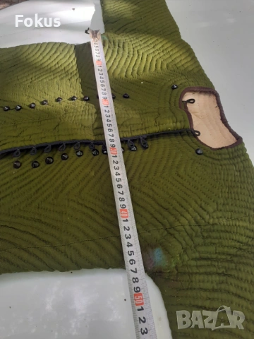 Стара възрожденска връхна дреха антерия носия - зелена, снимка 10 - Антикварни и старинни предмети - 53273486