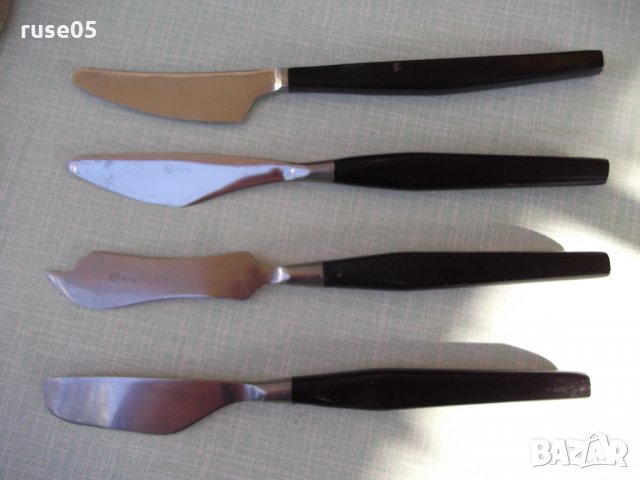 Лот от 23 бр. сервизни ножа съветски, снимка 6 - Прибори за хранене, готвене и сервиране - 28612305
