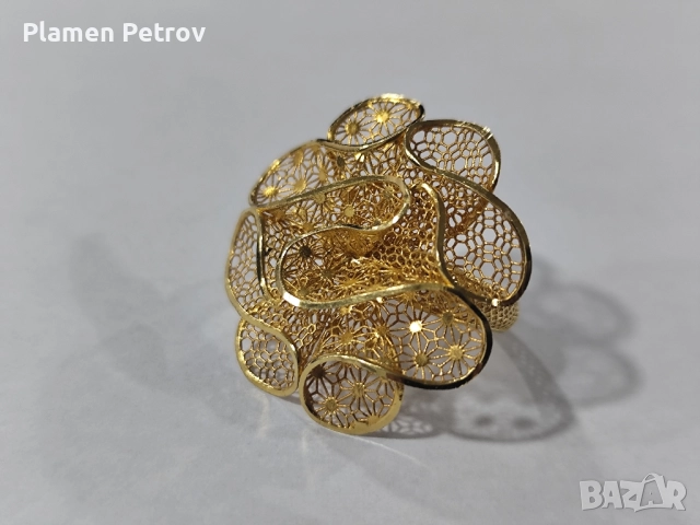 Златен пръстен 14 карата