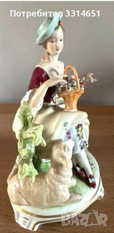 Изключителна порцеланова композиция , снимка 6 - Антикварни и старинни предмети - 52908681