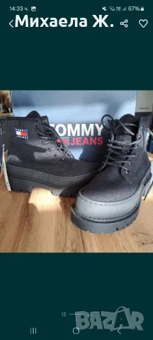 Нови дамски боти Tommy Jeans, снимка 3 - Дамски боти - 49793852