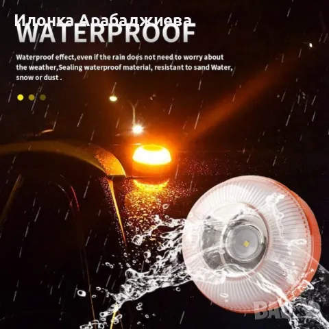 Компактна LED аварийна лампа, снимка 2 - Лед осветление - 49548785