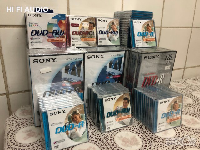 Sony DVD+RW 4.7GB i Sony DVD-RV, снимка 3 - Камери - 43331345