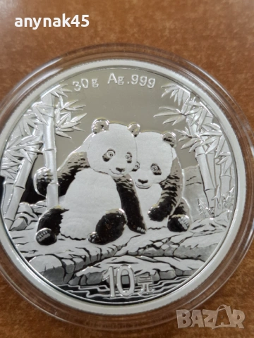 Сребърна китайска панда 2026г.