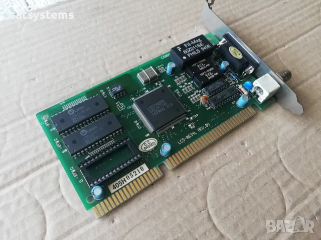 Linksys LCS-8634L REV.D1 16-bit ISA Network Adapter Card, снимка 4 - Мрежови адаптери - 47972195