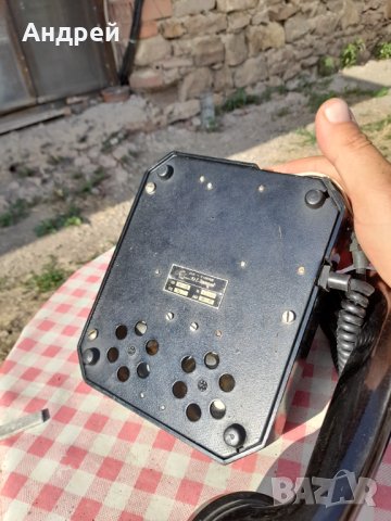 Стар телефон #14, снимка 8 - Антикварни и старинни предмети - 33664210