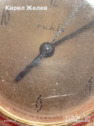 Стар механичен часовник дамски RUHLA MADE IN GERMANY за КОЛЕКЦИОНЕРИ 48050, снимка 5 - Антикварни и старинни предмети - 50136922